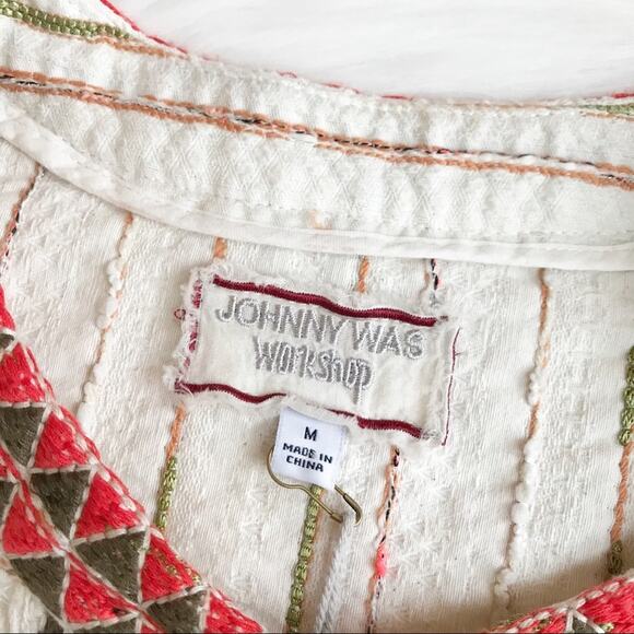 Johnny Was Maya Embroidered Jacket Boho - Picture 8 of 10